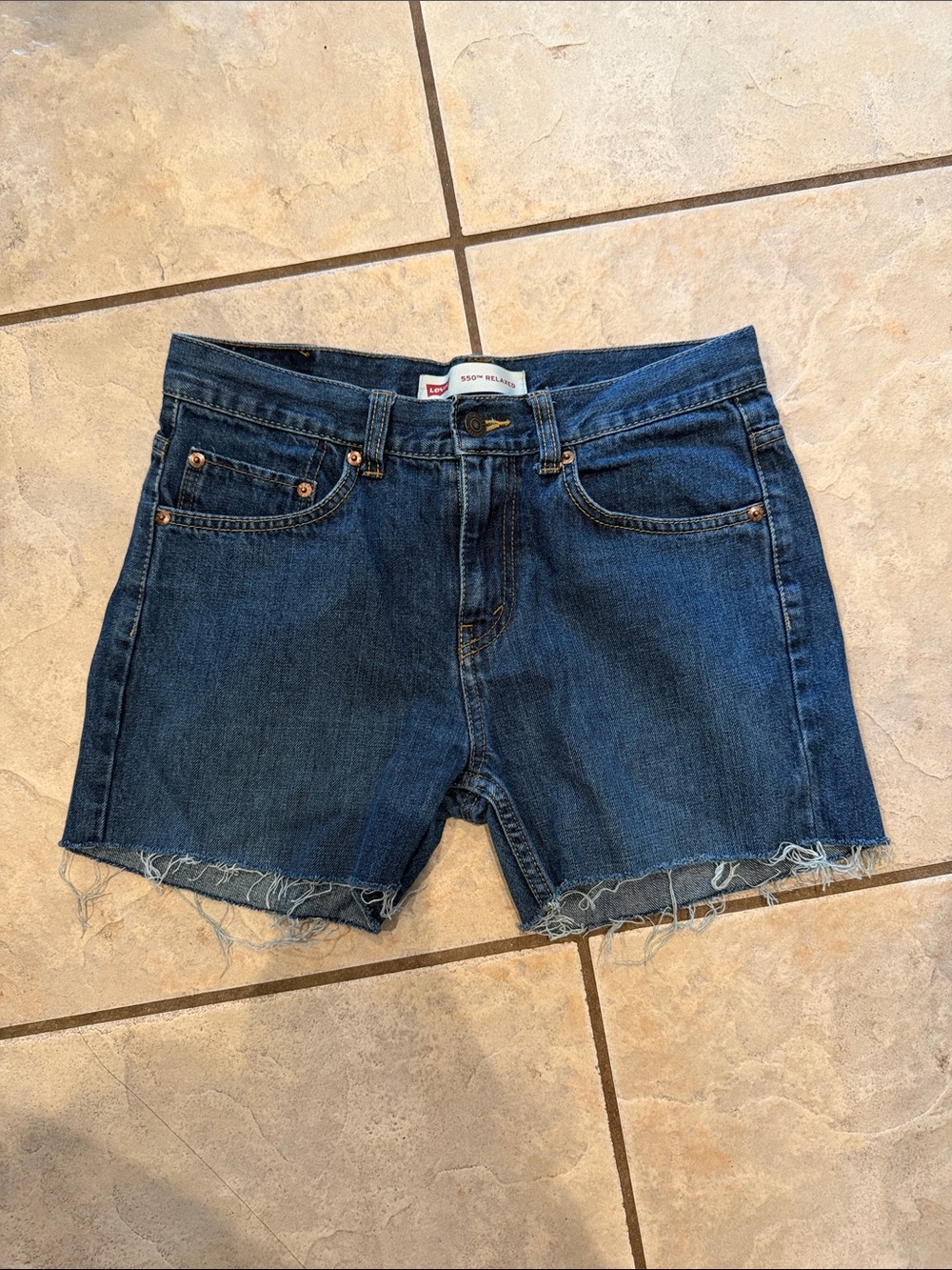 Levi's 550 Relaxed Denim Cutoff Shorts